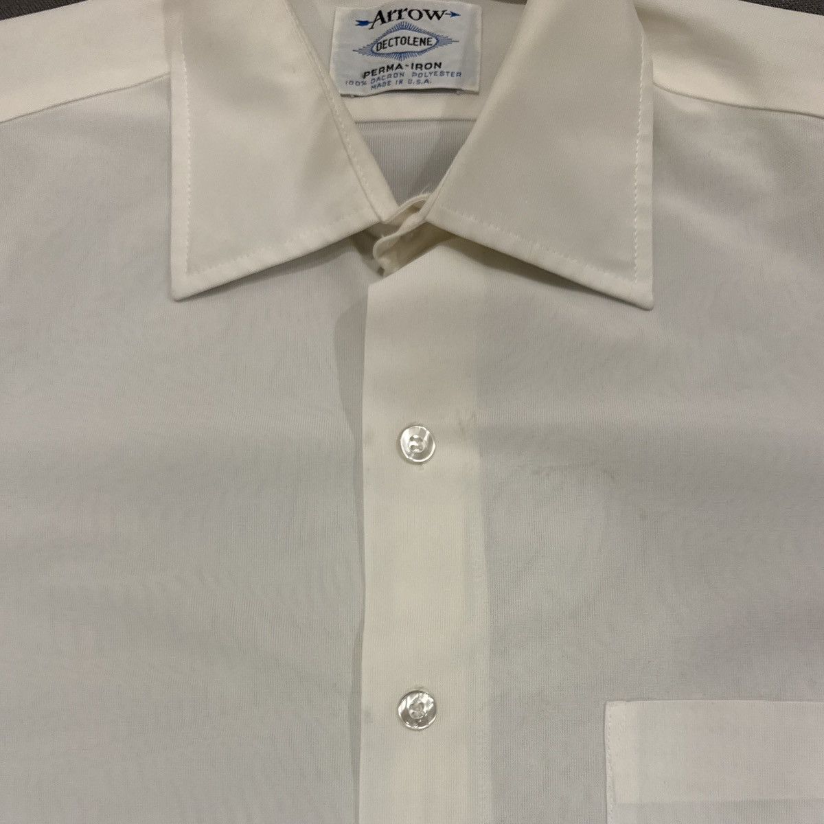 Other 1970’s ARROW DAGGER COLLAR DRESS SHIRT Size 38R - 4 Thumbnail