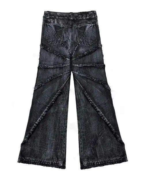Japanese Brand Mayuko x naga Y2k Retro Oversized Punk Retro Hip Hop Jeans Size US 38 / EU 54 - 2 Thumbnail