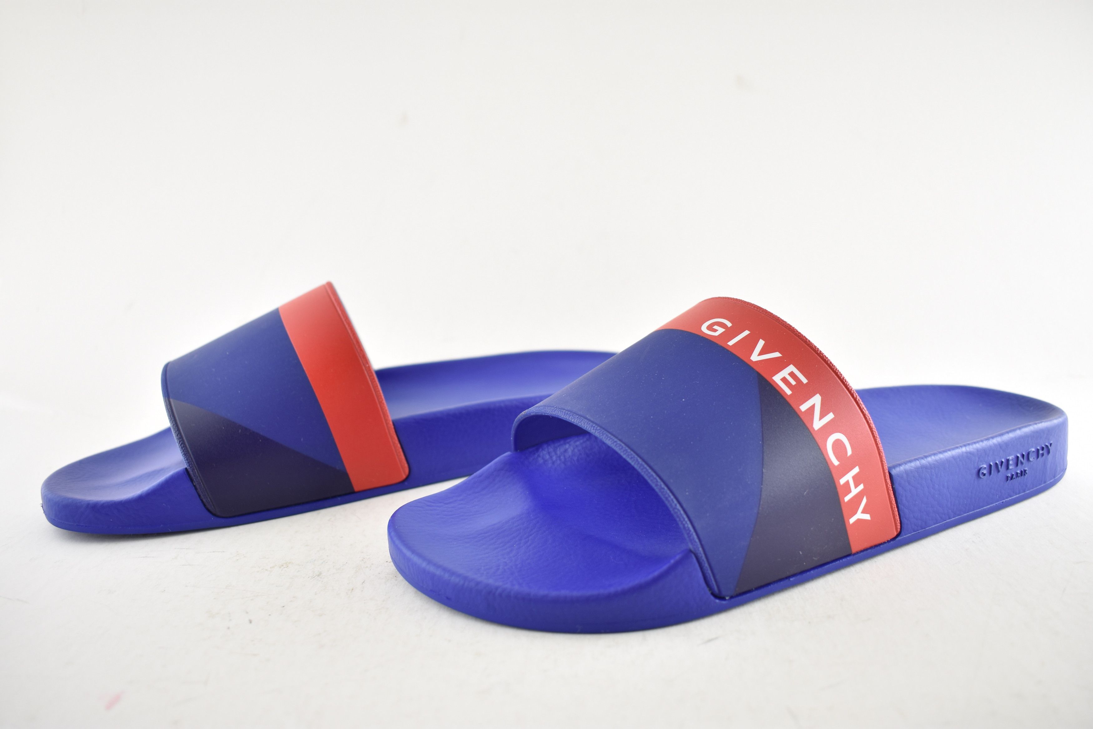Givenchy Paris Red White Logo Rubber Pool Slide Sandal FlipFlop 44 11 Size US 11 / EU 44 - 9 Thumbnail