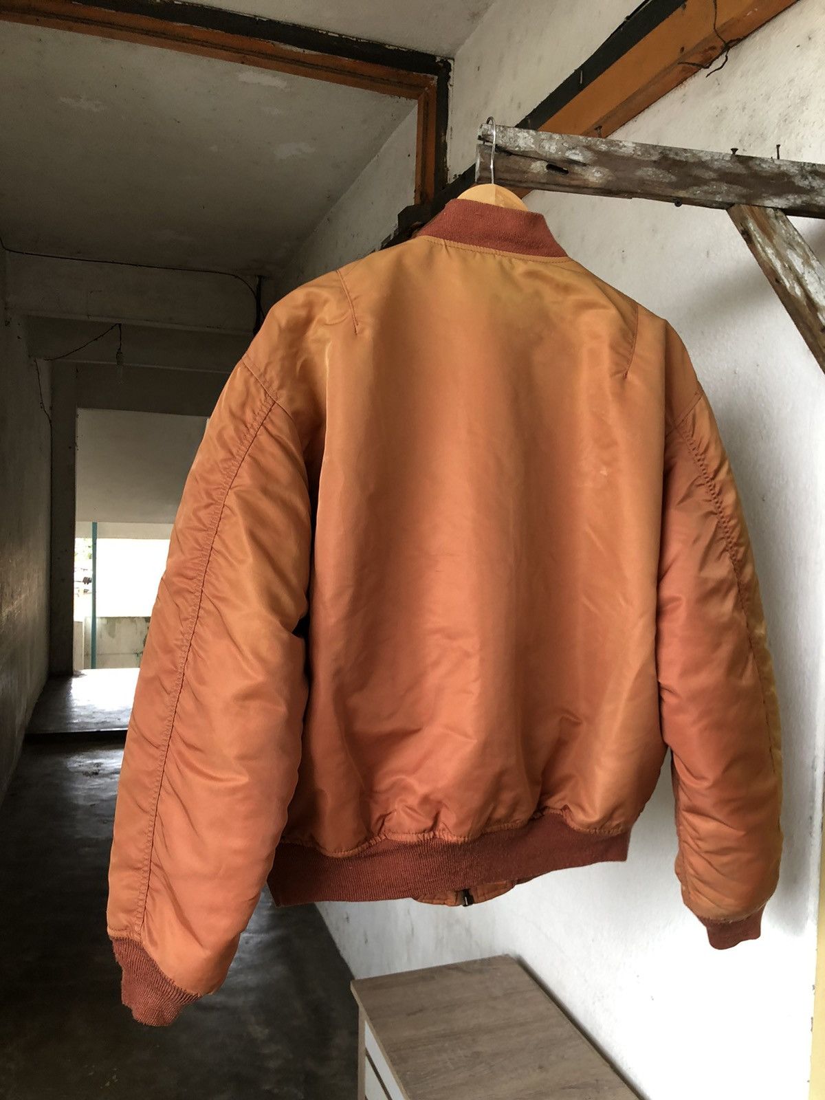 Lee Rare❗️Vintage 90s Lee Faded Colour Military Bomber Jacket Size US XL / EU 56 / 4 - 11 Thumbnail