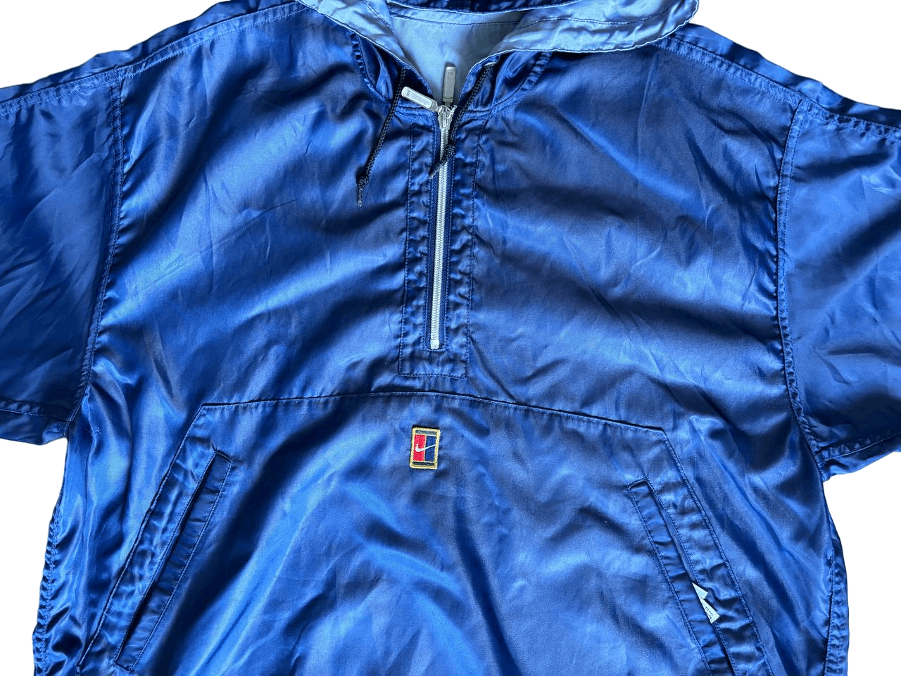 Nike × Vintage Vintage Nike Court Dual sided Anorak Jacket M Size US M / EU 48-50 / 2 - 3 Thumbnail