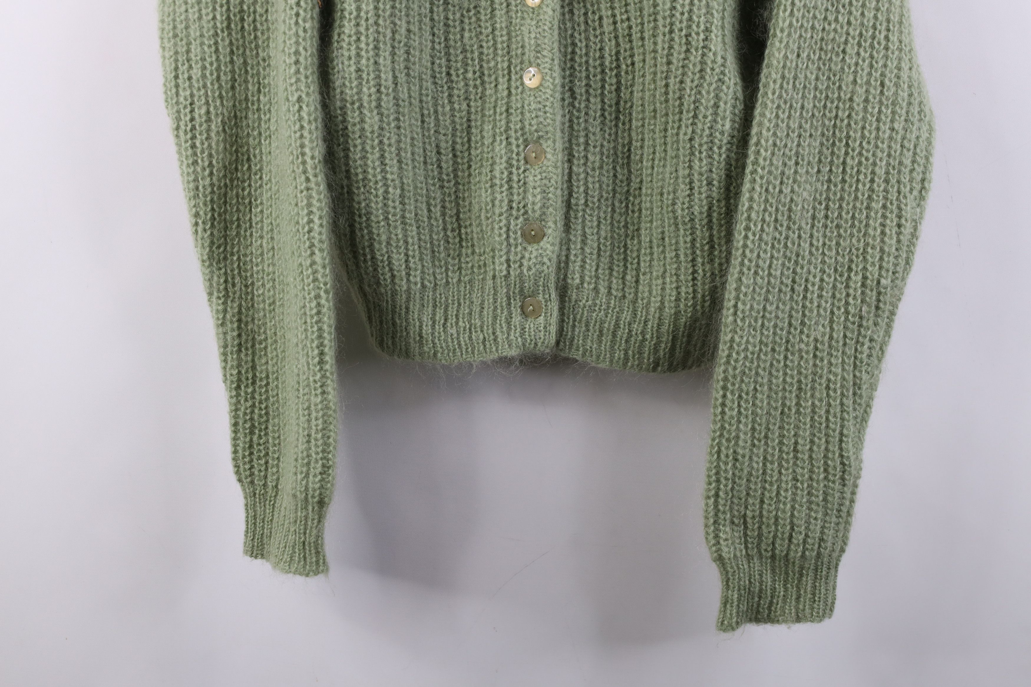 American Eagle Outfitters Vintage 90s Y2K American Eagle Mohair Cardigan Sweater Size L / US 10 / IT 46 - 3 Thumbnail