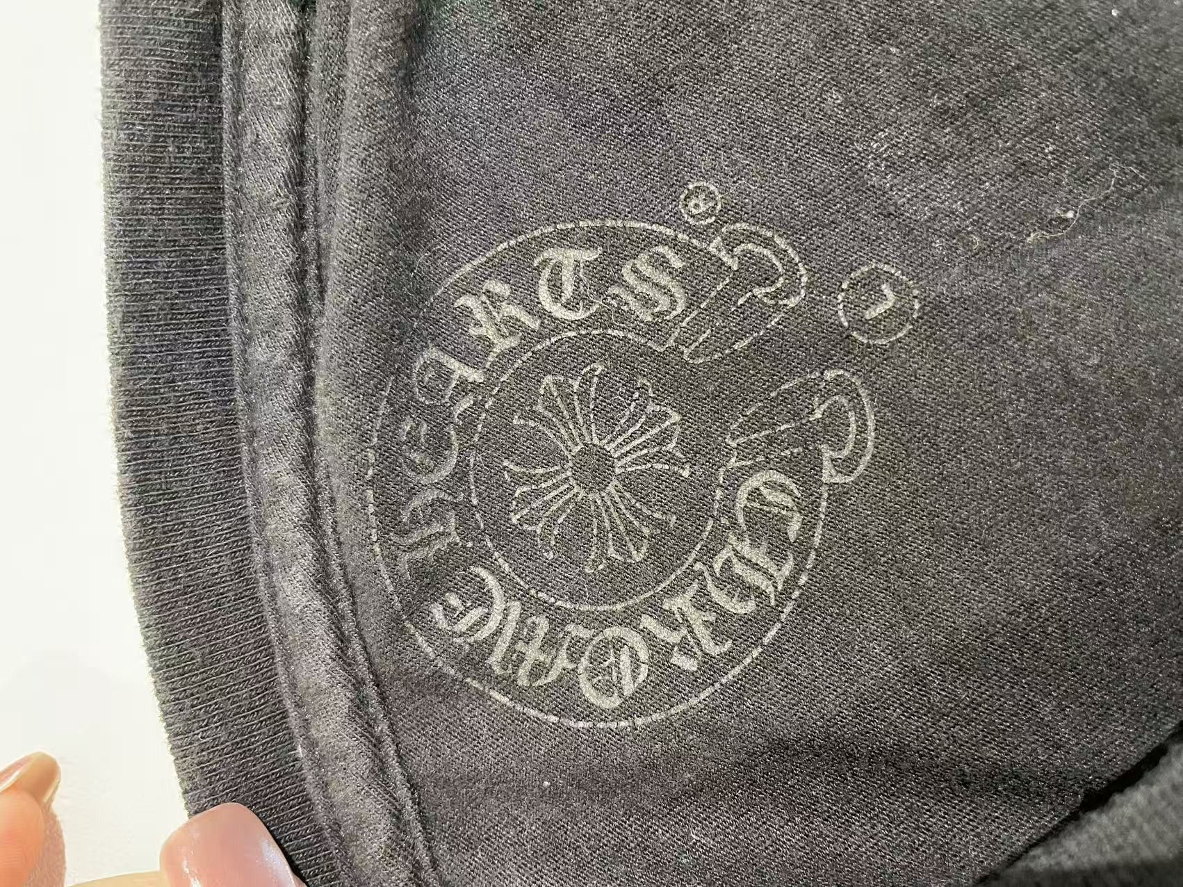 Chrome Hearts Chrome Hearts Back USA Script Dagger Logo Short Sleeve Tee Size US L / EU 52-54 / 3 - 6 Thumbnail