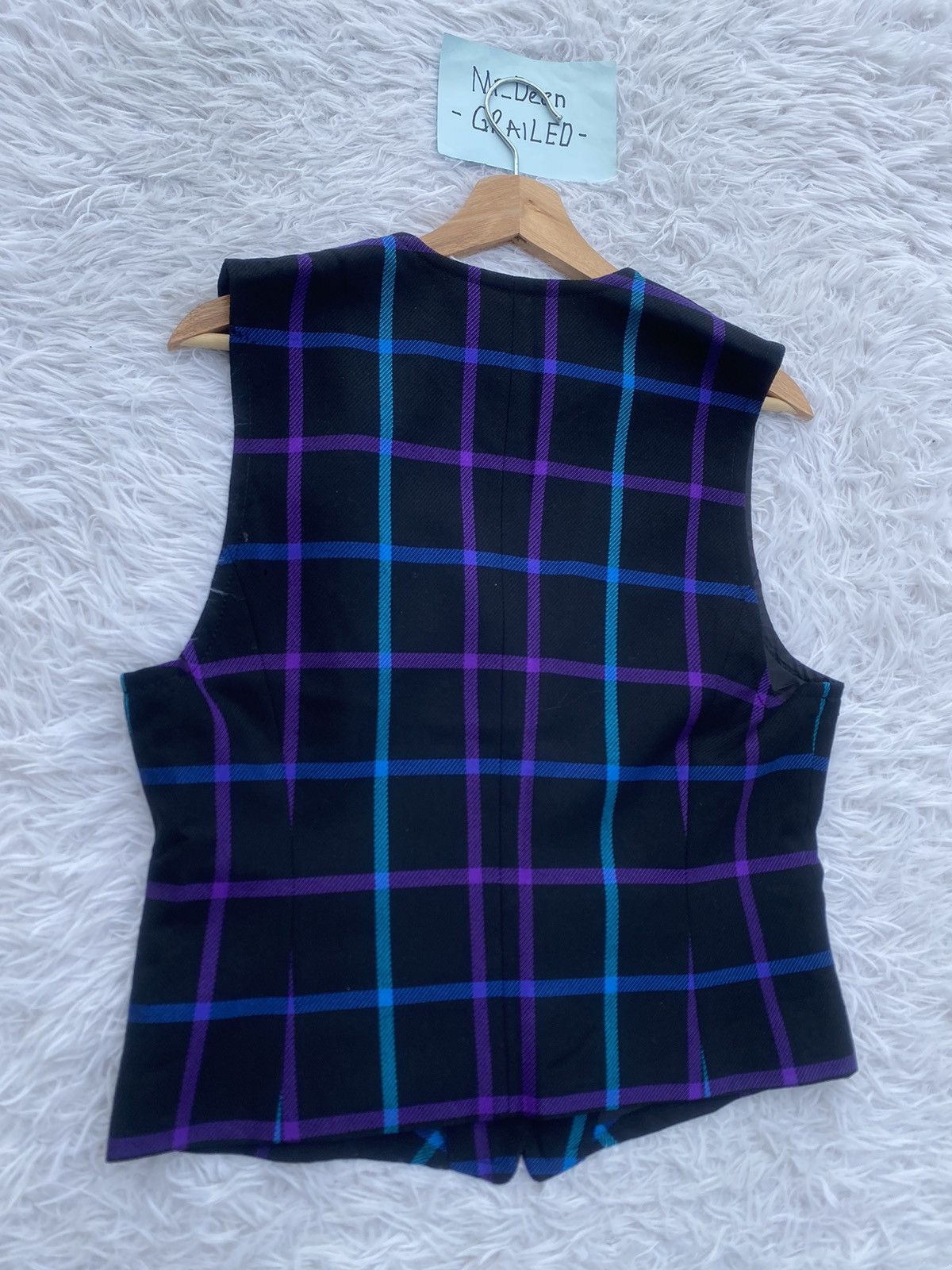 Balenciaga Rare Vintage 90s Balenciaga Checkered Vest Size US S / EU 44-46 / 1 - 17 Thumbnail