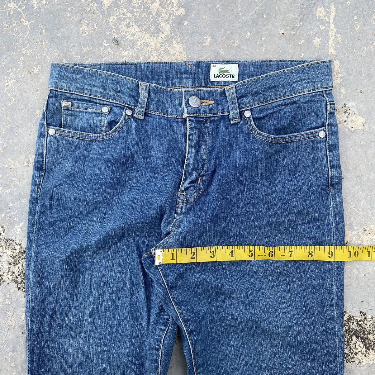 If Six Was Nine × Japanese Brand × Lacoste vintage lacoste bootcut flare jeans Size US 29 - 15 Thumbnail
