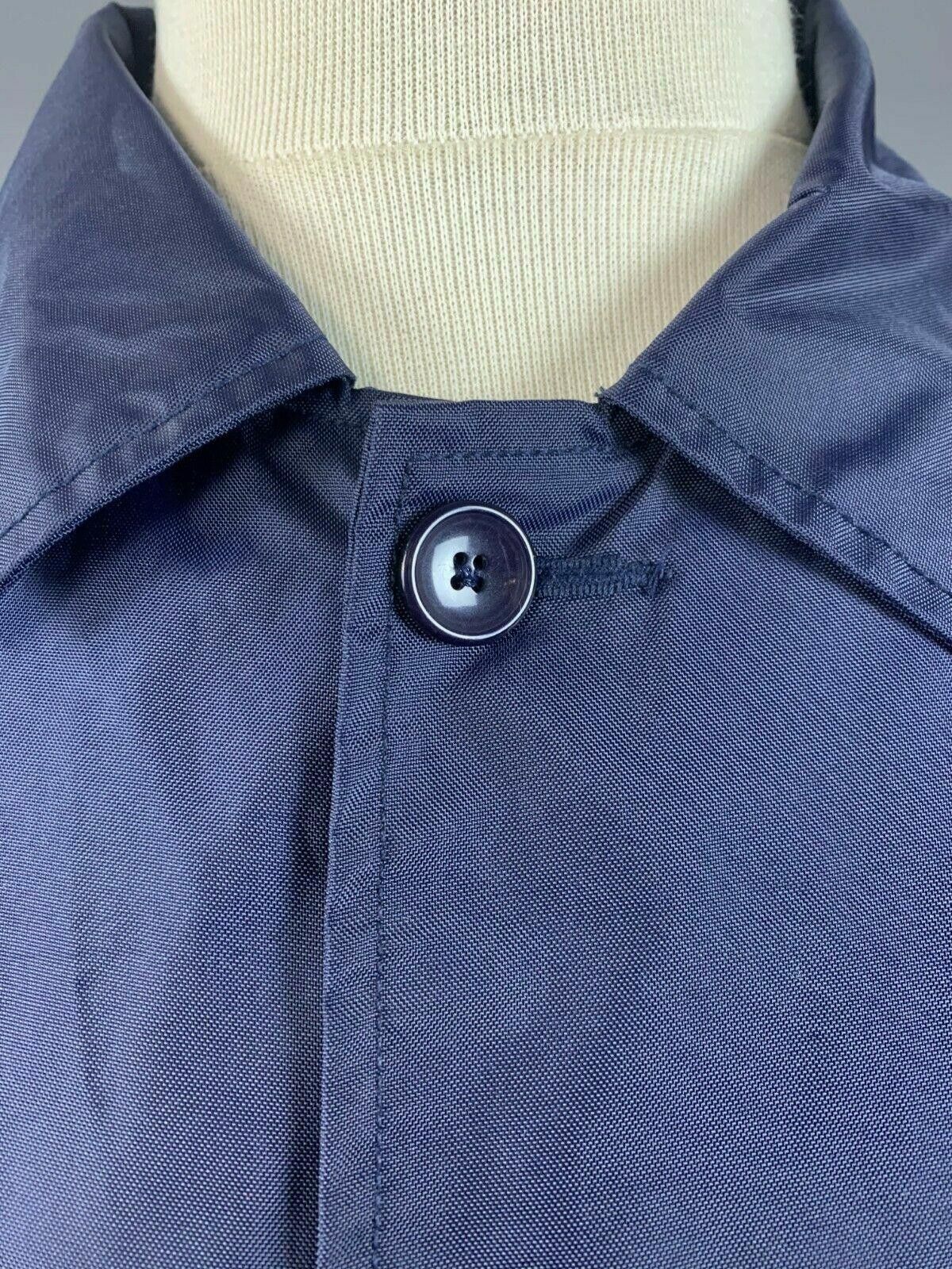Valentino Men Valentino Jeans Blue Collared Nylon Trench Coat Size 52 Size M / US 6-8 / IT 42-44 - 5 Thumbnail