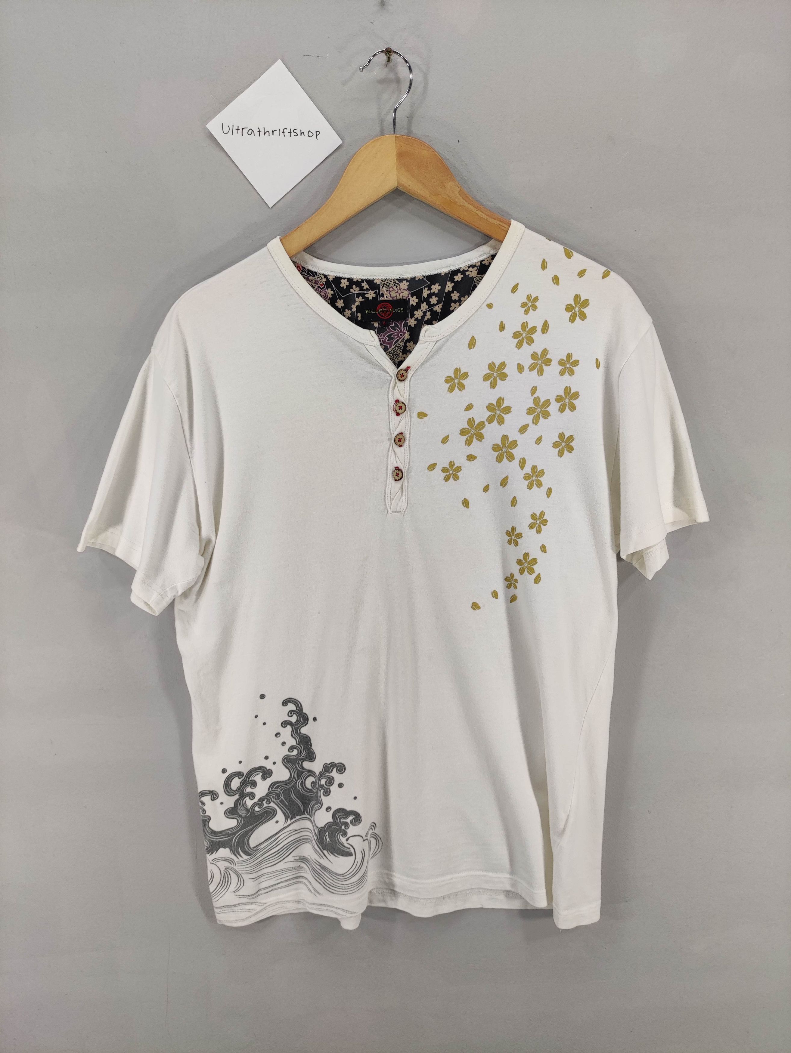 Japanese Brand Vintage Japanese Brand Bullet Noise Polo Tee Tshirt Size US M / EU 48-50 / 2 - 1 Thumbnail