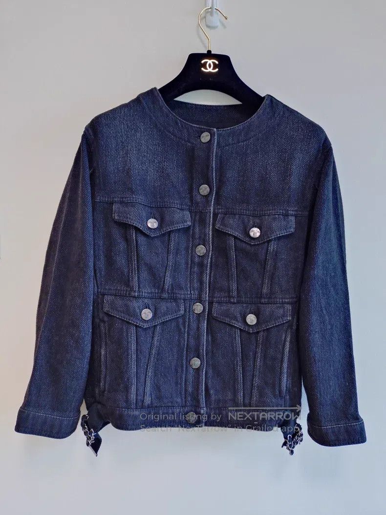 Chanel Chanel Four-pocket denim jacket Size XS / US 0-2 / IT 36-38 - 1 Thumbnail