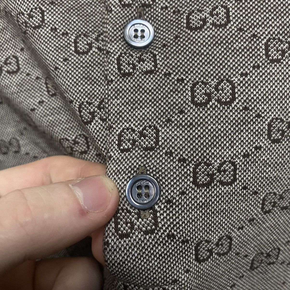 Gucci Gucci polo shirt luxury monogram Size US L / EU 52-54 / 3 - 6 Thumbnail