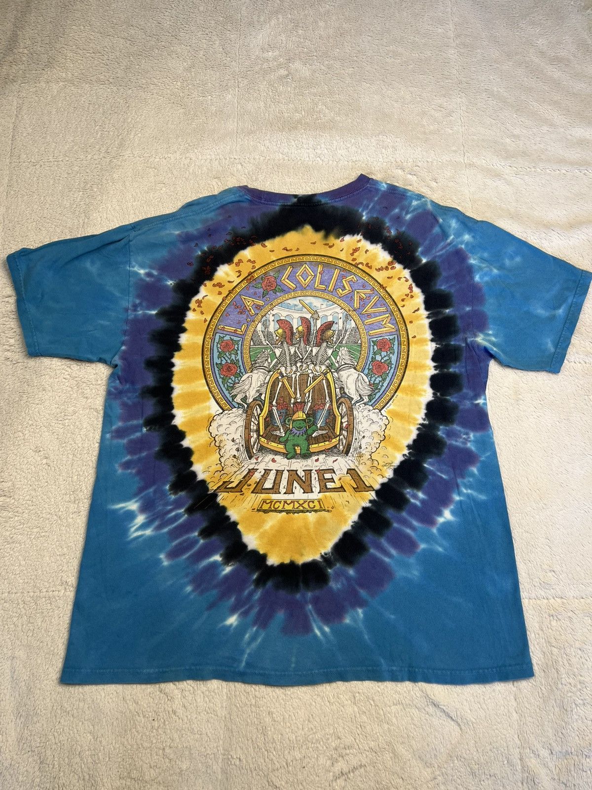 Grateful Dead × Liquid Blue Vintage 2000 Liquid Blue Grateful Dead LA Coliseum T Shirt Size US XL / EU 56 / 4 - 3 Thumbnail