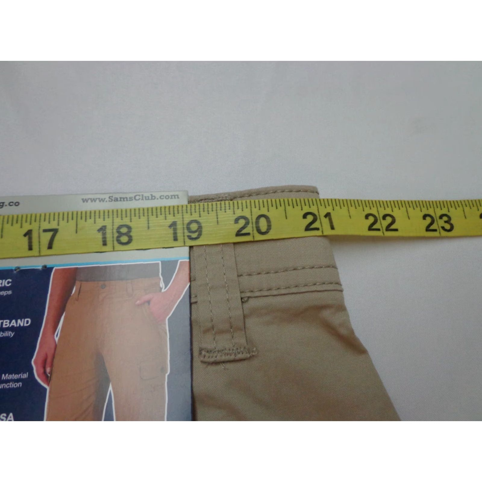 CO VINTAGE Iron Co Cargo Shorts Regular Fit Beige Cotton Blend Stretch 42 Men Cargo Shorts 42 Beige Vintage Wheat Regular Mens Casual Travel Workwear Size US 42 / EU 58 - 6 Thumbnail