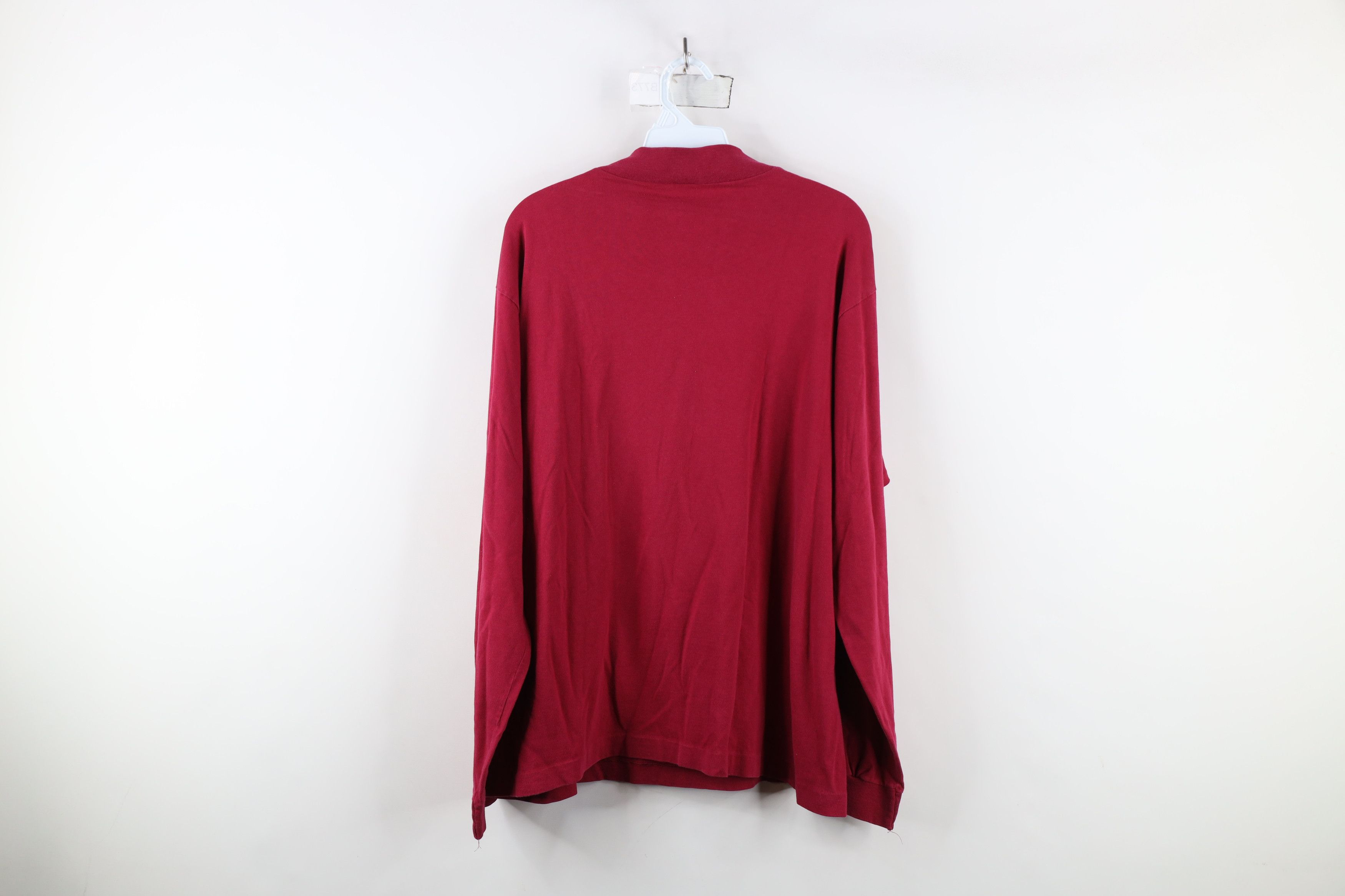 Vintage Vintage 90s Streetwear Mock Neck Long Sleeve T-Shirt USA Size US L / EU 52-54 / 3 - 10 Thumbnail