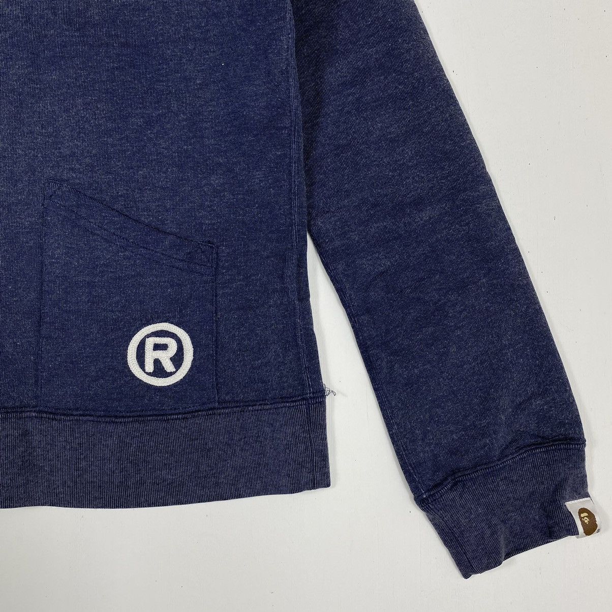 Bape × Nigo ASNKA INDIGO HALF ZIPPER SWEATSHIRT Size XS / US 0-2 / IT 36-38 - 7 Thumbnail