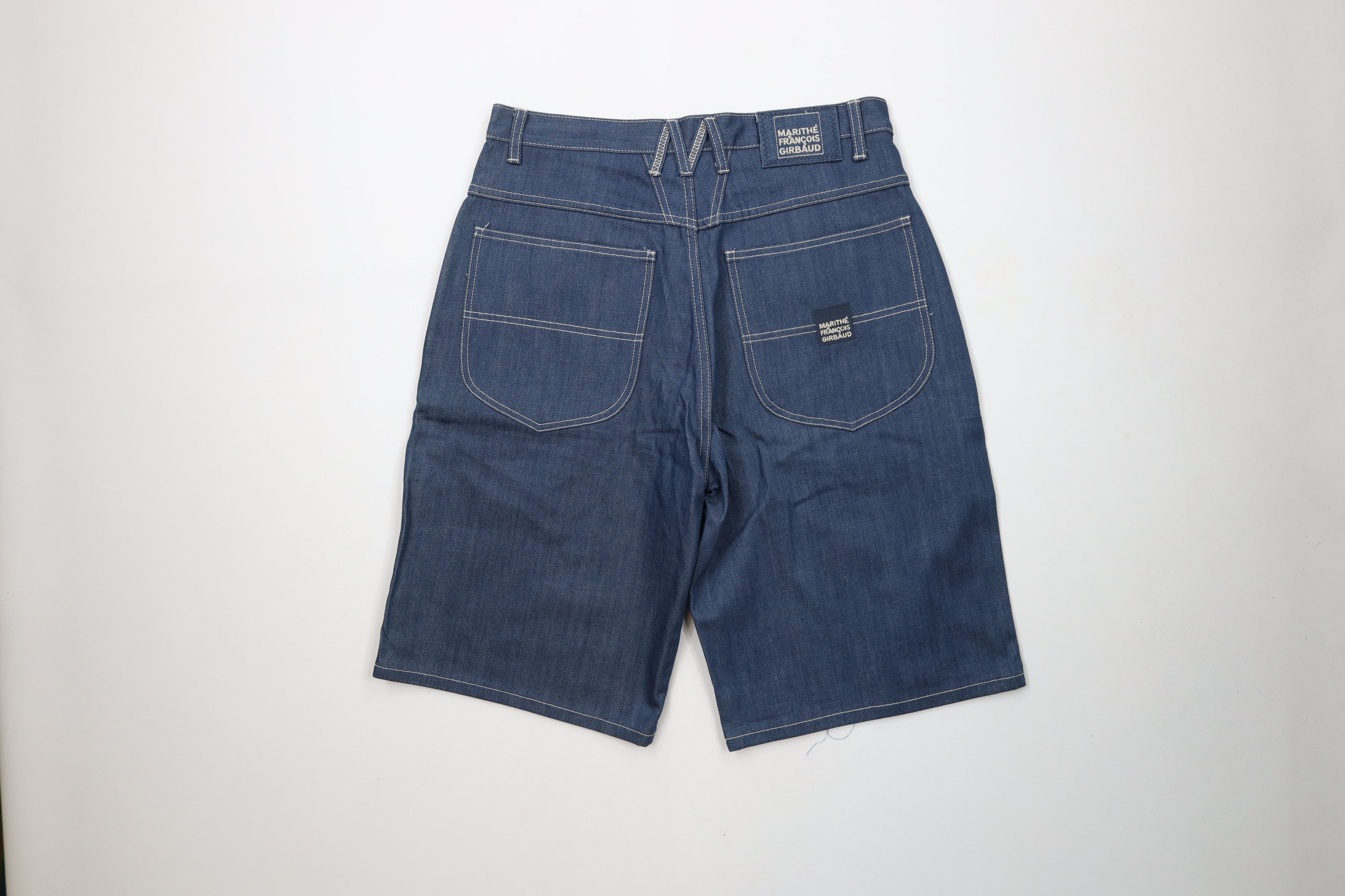 Marithe + Francois Girbaud × Vintage Deadstock Vintage 90s Marithe Francois Girbaud Jean Shorts Size US 33 - 11 Thumbnail