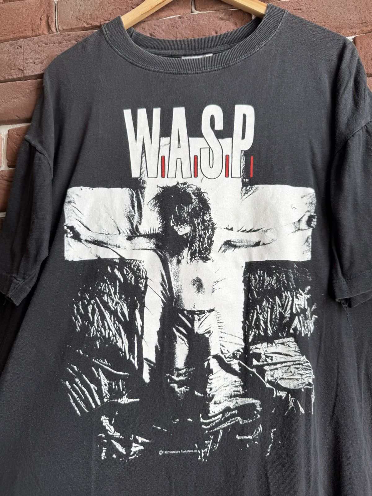 Band Tees Vintage 90s Rock Band 1992 WASP W.A.S.P The Crimson Idol Size US XL / EU 56 / 4 - 6 Thumbnail