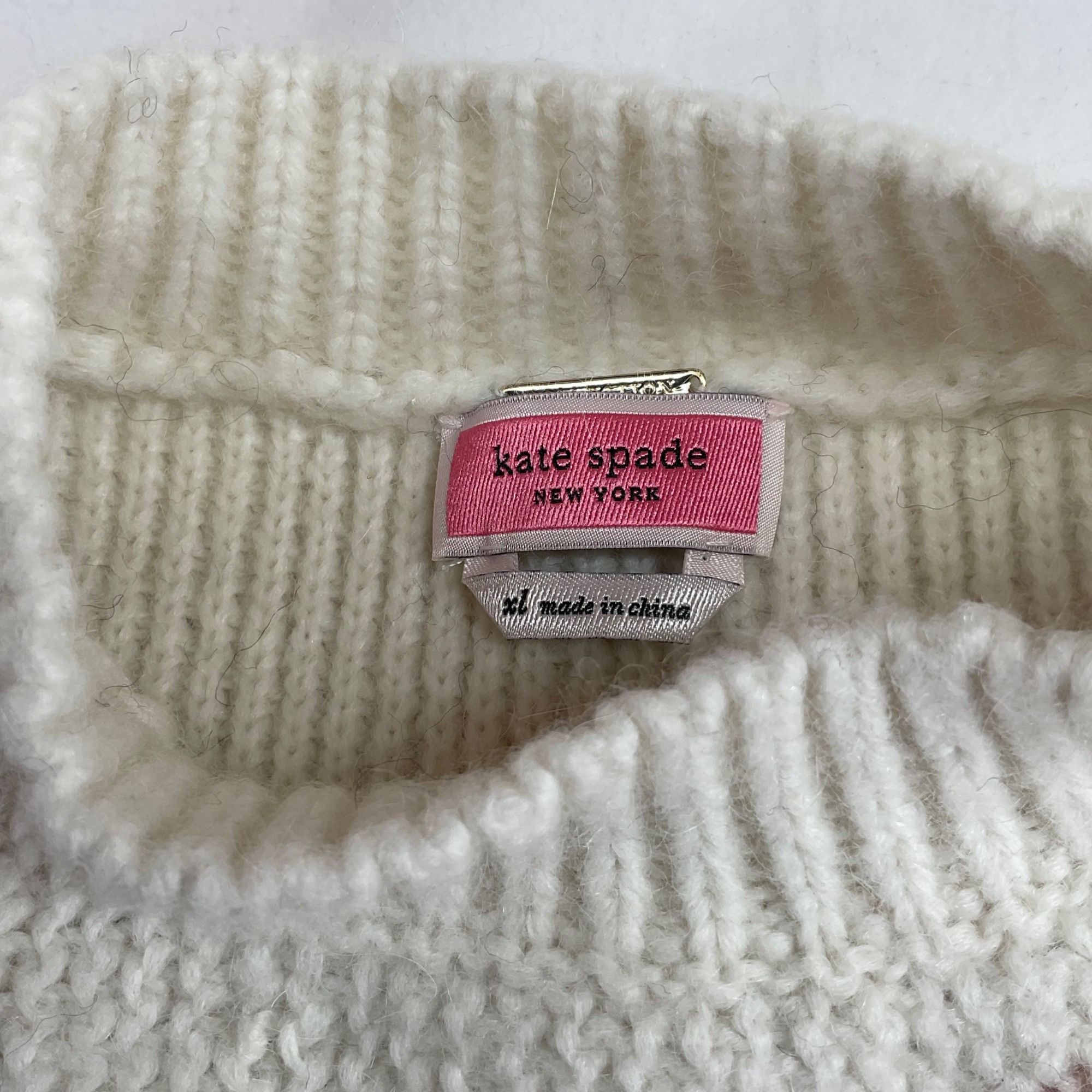 Kate Spade RARE Kate Spade metallic flower bloom petal alpaca sweater j Size XL / US 12-14 / IT 48-50 - 6 Thumbnail