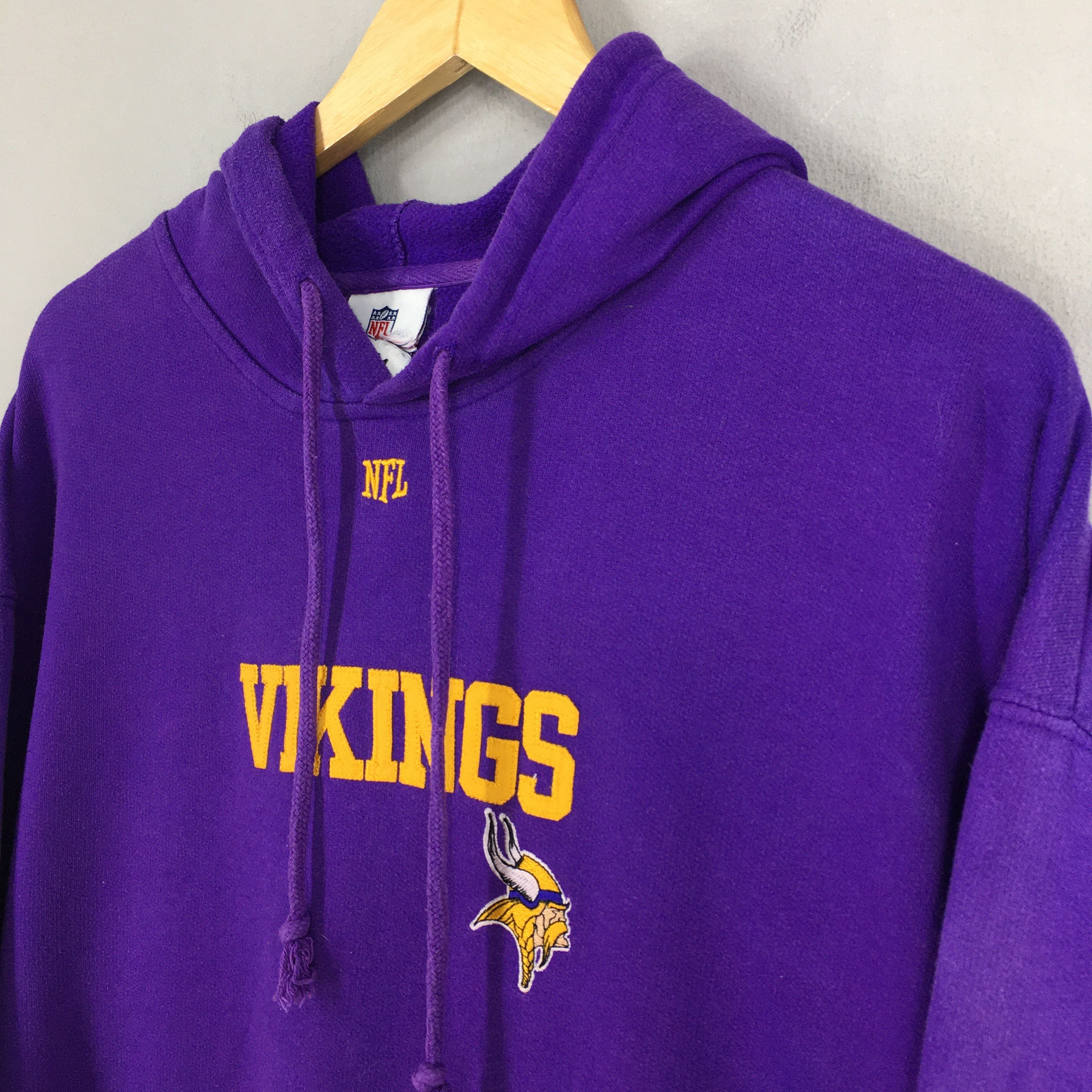 NFL Minnesota Vikings NFL Rugby Purple Hoodie Pullover XL Size US XL / EU 56 / 4 - 3 Thumbnail