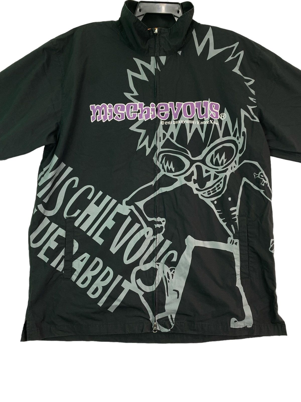 Vintage Mischievous by Emy Nakayama punk cultural big printed shirts Size US L / EU 52-54 / 3 - 2 Thumbnail