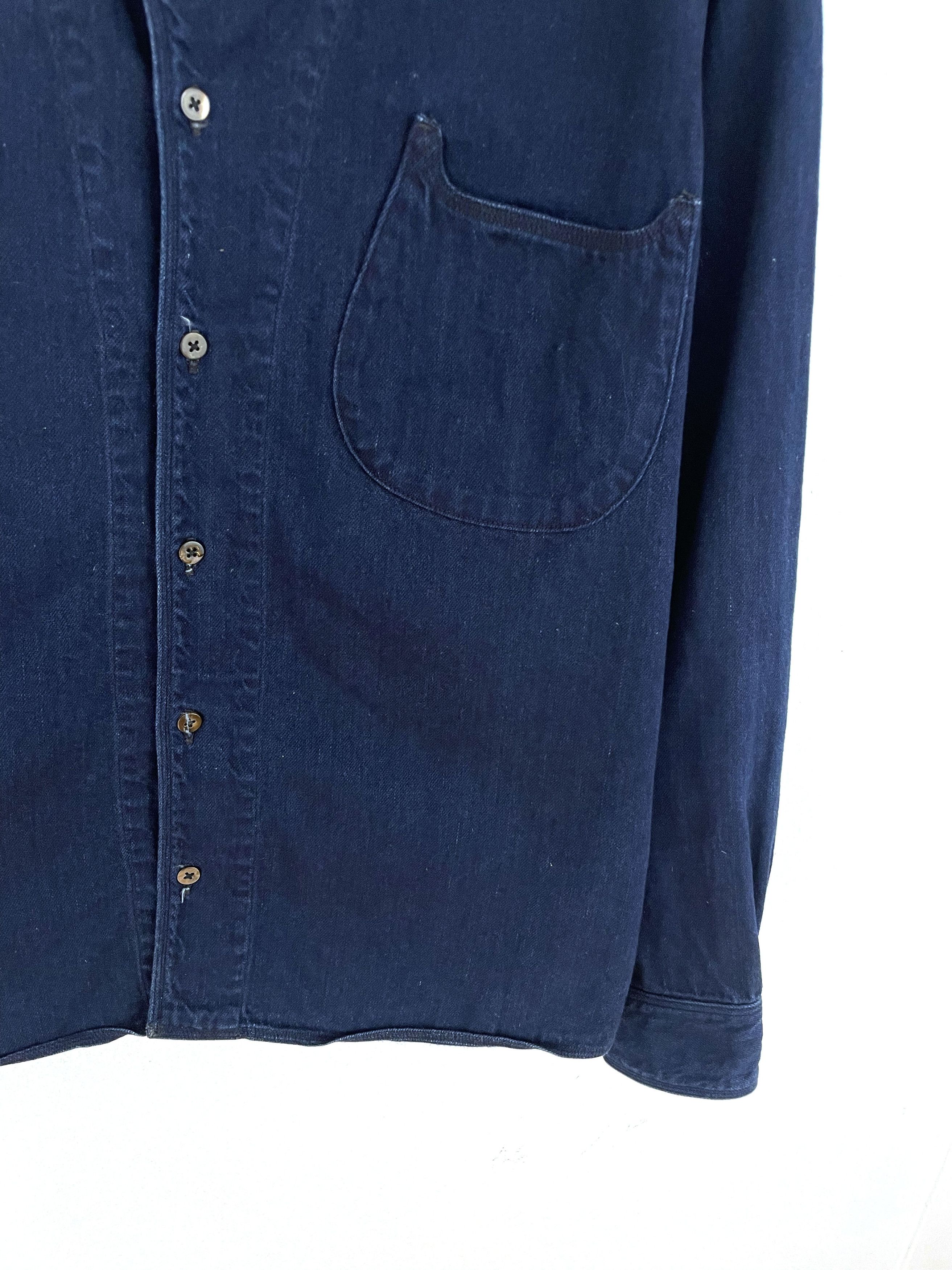 Kapital Asymmetrical Denim Shirt Size US L / EU 52-54 / 3 - 4 Thumbnail