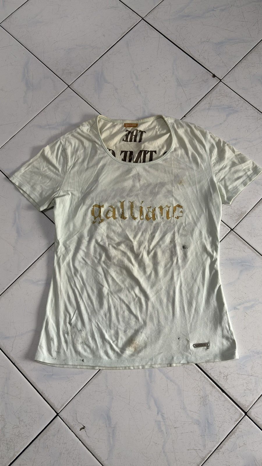 John Galliano Rare !! Vtg John Galliano Shirt Size M / US 6-8 / IT 42-44 - 2 Thumbnail
