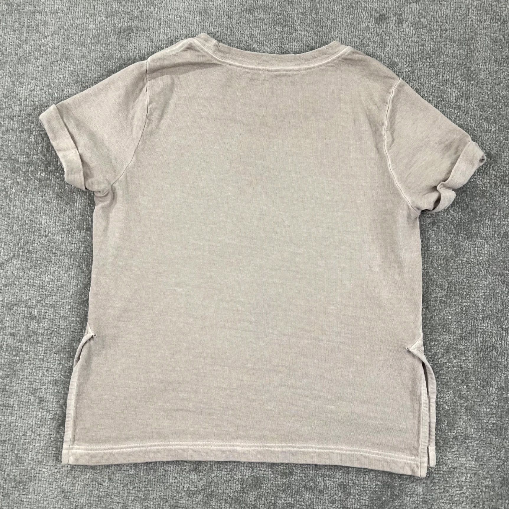 Athleta VINTAGE Athleta Shirt Womens XS Brown Crewneck Pullover Short Sleeve Basic Casual Tee Size XS / US 0-2 / IT 36-38 - 7 Thumbnail