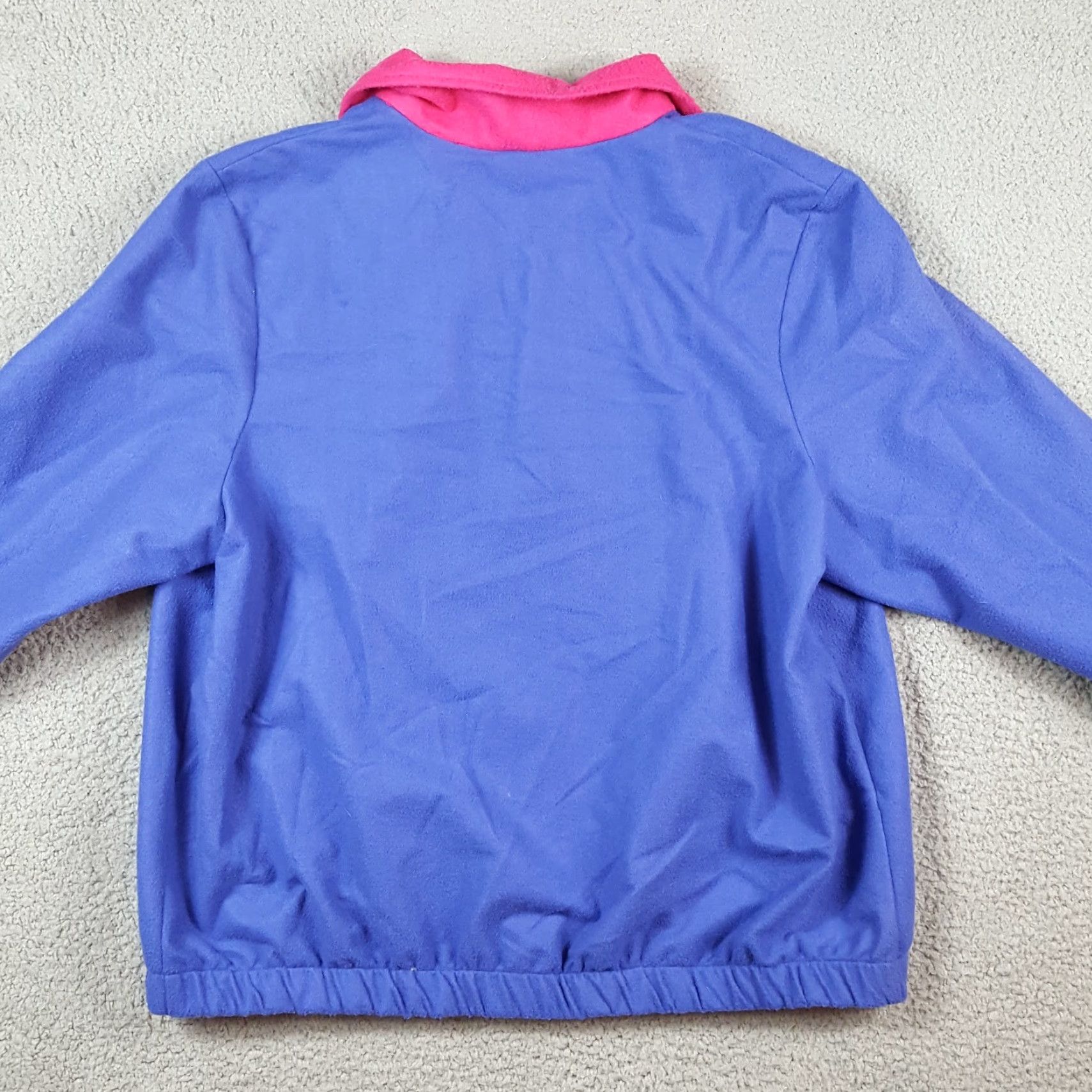 Blair VINTAGE Blair Windbreaker Jacket 2XL Womens Blue Fleece Zip Up Outdoor Hiking 80s 90s Winter Pockets Full Zip Logo Embroidered Size XXL / US 16-18 / IT 52-54 - 5 Thumbnail