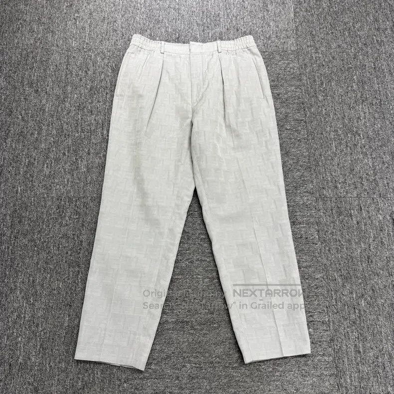 Fendi Fendi Double F Logo Printed Wool Casual Pants Size US 34 / EU 50 - 1 Thumbnail
