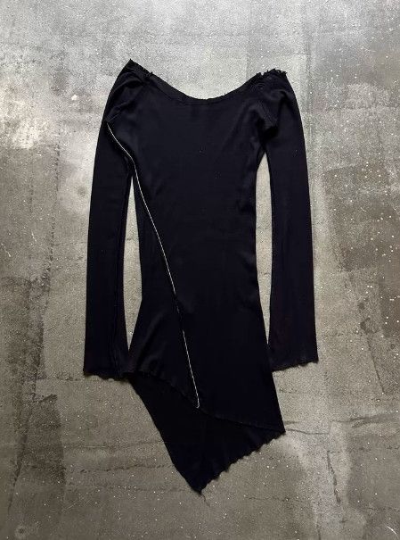 Other Catorce Early Asymmetrical Raw-Edge Knit Top Size L / US 10 / IT 46 - 2 Thumbnail
