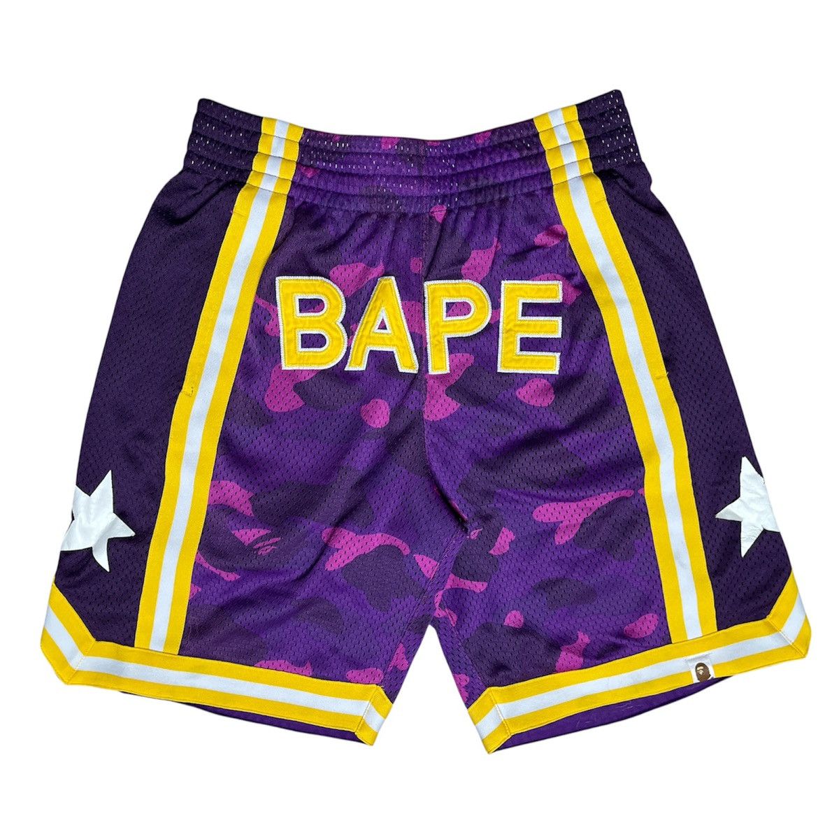Bape purple bape camo basketball shorts Size US 32 / EU 48 - 1 Thumbnail