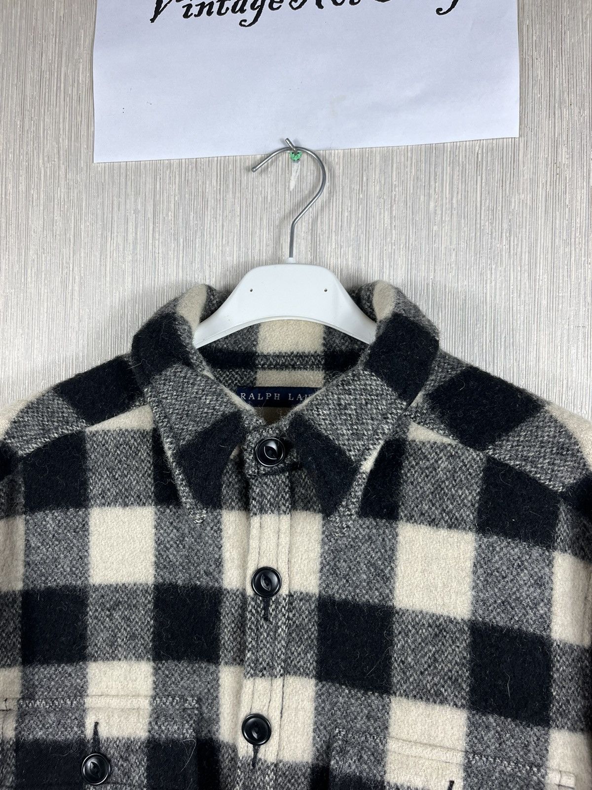 Flannel × Ralph Lauren × Vintage Vintage Ralph Lauren cropped wool plaid flannel jacket shirt Size US M / EU 48-50 / 2 - 9 Thumbnail