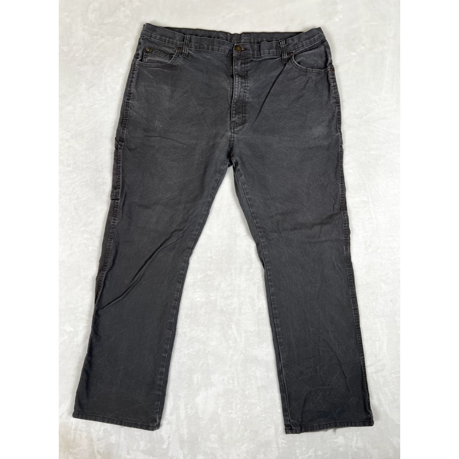 Dickies VINTAGE Dickies Carpenter Pants Gray 40x32 Pants Carpenter Workwear 5-Pocket Grunge Mens Regular Straight 32x32 Pants Size US 40 / EU 56 - 3 Thumbnail