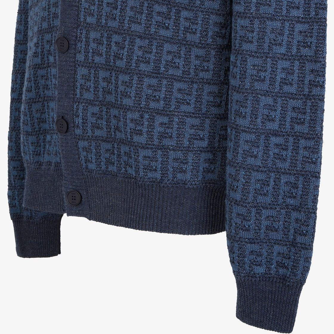 Fendi o1s1wg111025 Cardigan in Blue Size US XL / EU 56 / 4 - 3 Thumbnail