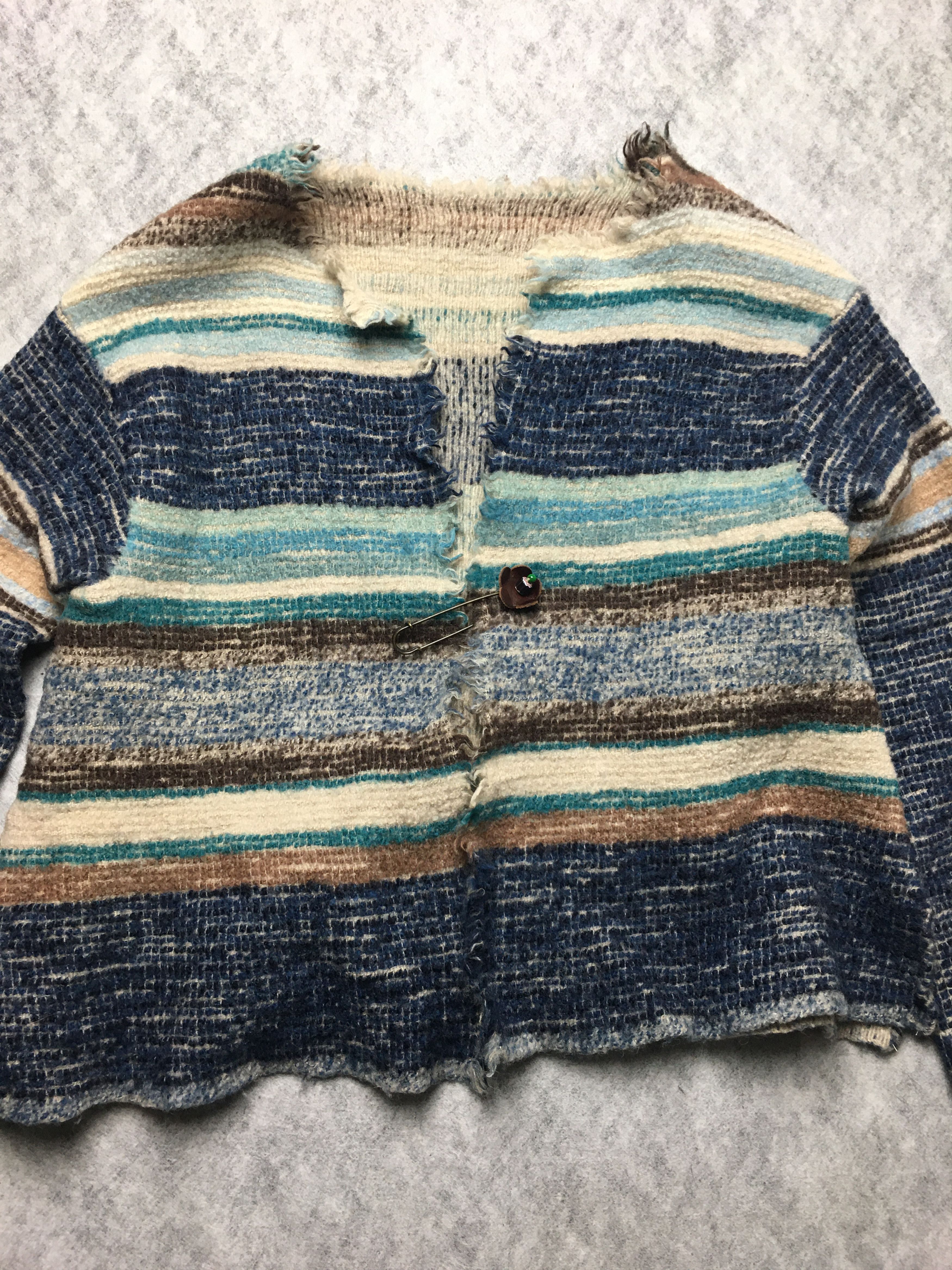 45rpm 45r 45rpm Japan Avant-garde Srtipe Cardigan Size 0 Size XS / US 0-2 / IT 36-38 - 9 Thumbnail