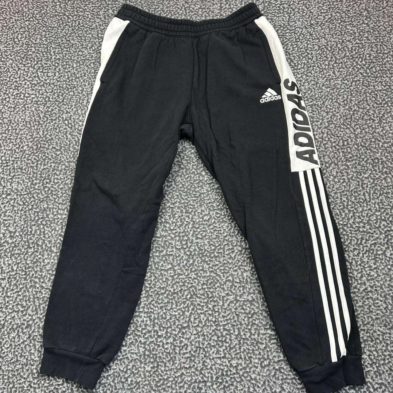 Adidas Adidas Sweatpants Men L Drawstring Pocket Outdoor 33x29 Size US 33 - 1 Thumbnail