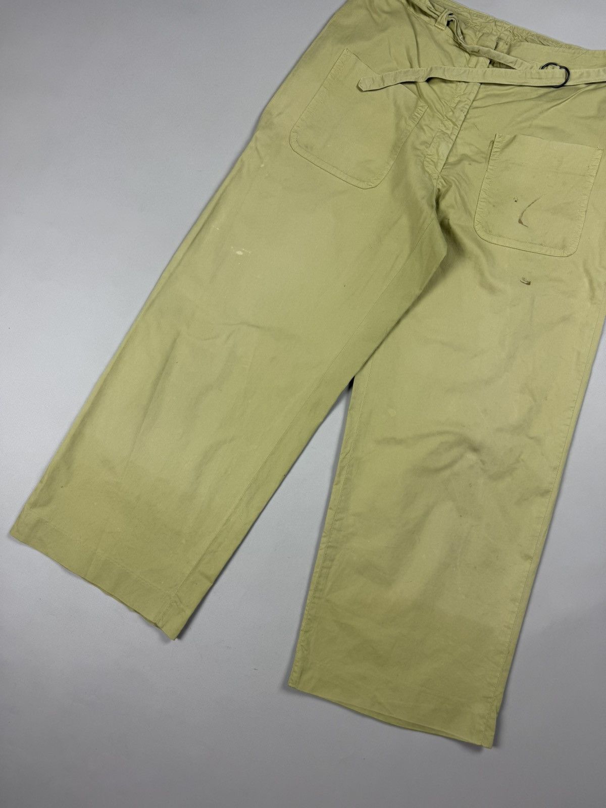 Dries Van Noten Dries Van Noten Ladies Cropped Fatigue Chino Pants Trousers Size 25" / US 0 / IT 36 - 3 Thumbnail