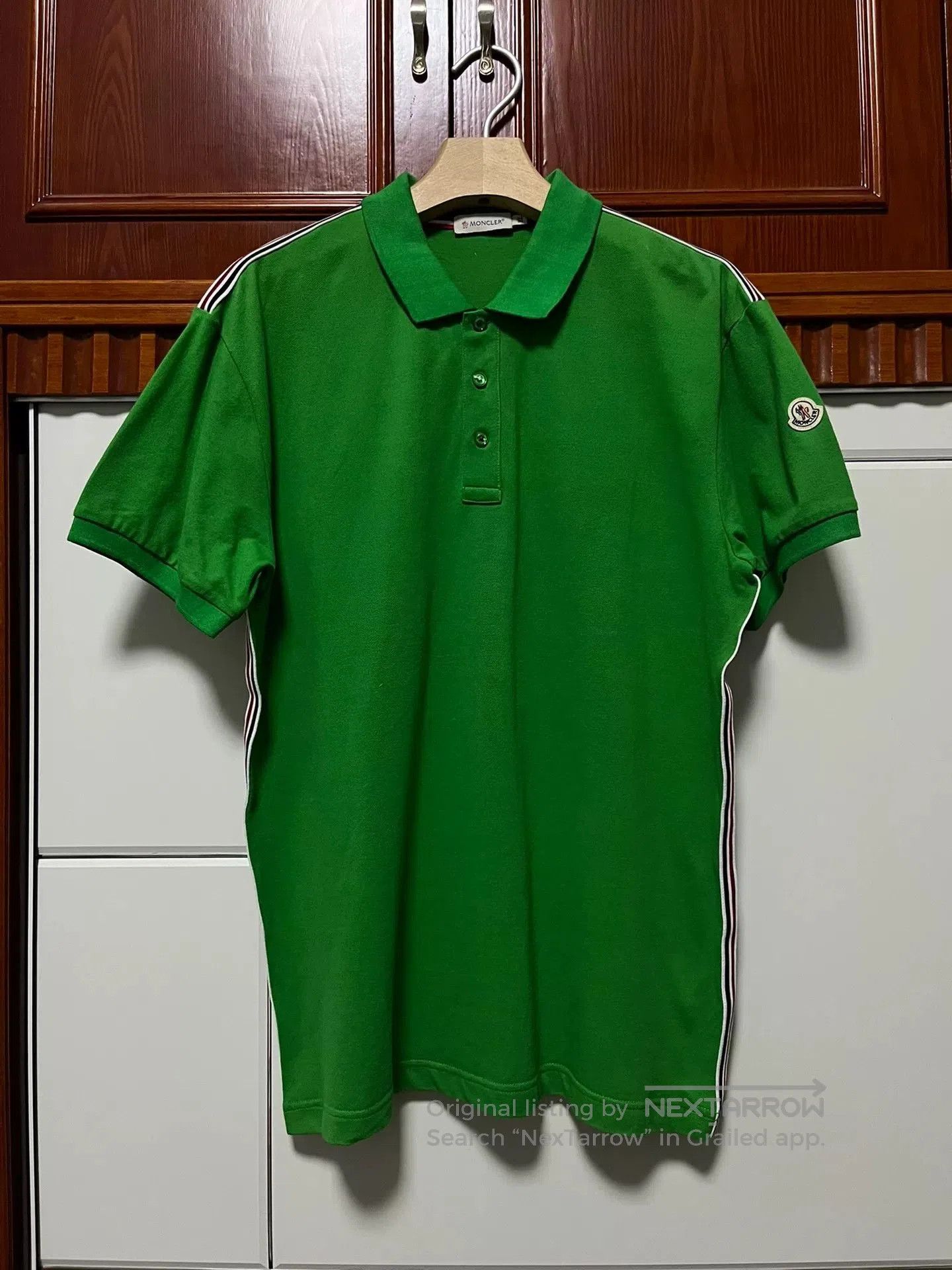 Moncler Moncler Men's Short Sleeve Polo Shirt. Size US XL / EU 56 / 4 - 1 Thumbnail