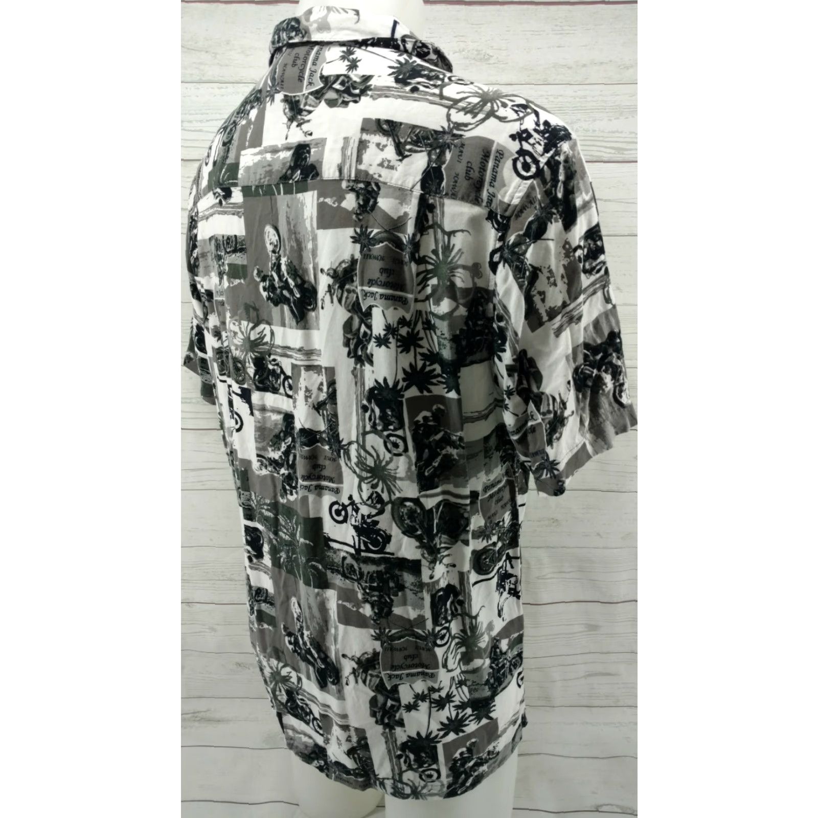 Panama Jack PANAMA JACK Men Shirt LRG HAWAII MOTORCYCLE CLUB Short Sleeve Button-Down Shirt Size US L / EU 52-54 / 3 - 5 Thumbnail