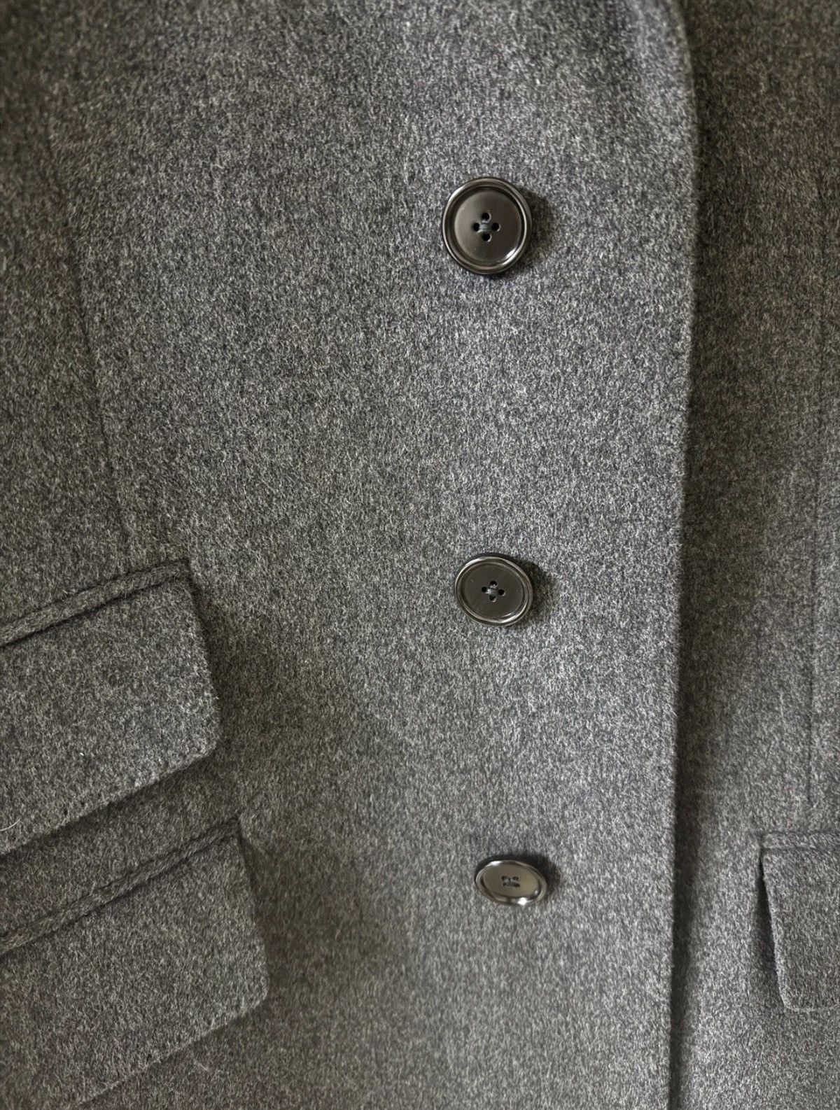 Dolce & Gabbana DOLCE & GABBANA Men's Wool & Cashmere Overcoat | Italian 50 Size US M / EU 48-50 / 2 - 8 Thumbnail