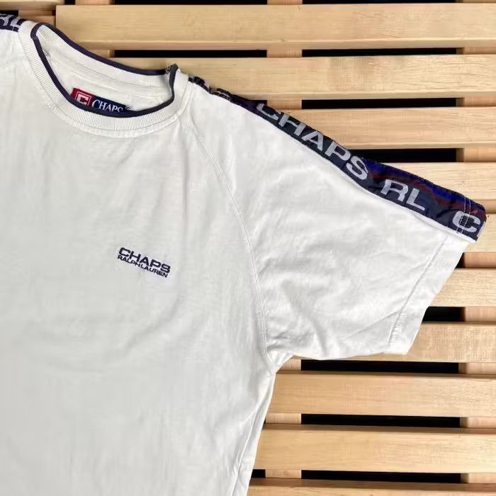 Chaps Ralph Lauren × Ralph Lauren × Vintage Mens Vintage T Shirt Chaps Ralph Lauren Lampasy Size M Size US M / EU 48-50 / 2 - 2 Thumbnail