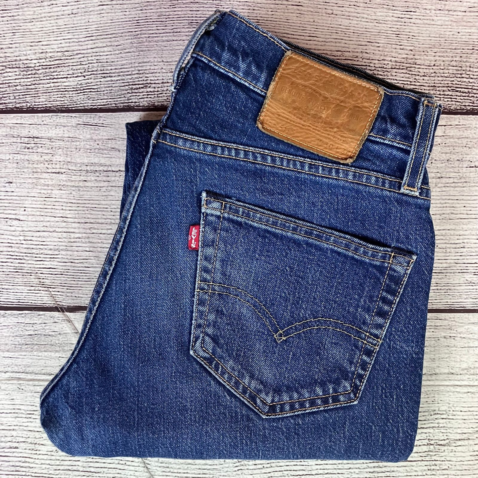 Levi's Levi's 511 Premium Straight Leg "Big E" Denim Jeans Size US 30 / EU 46 - 1 Thumbnail