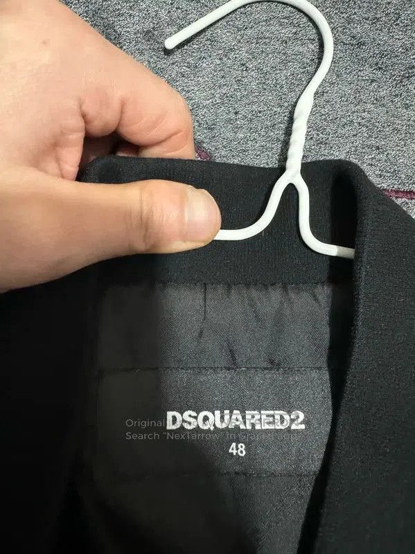Dsquared2 Dsquared2 Black Embroidered Logo Bomber Jacket . Size US M / EU 48-50 / 2 - 3 Thumbnail