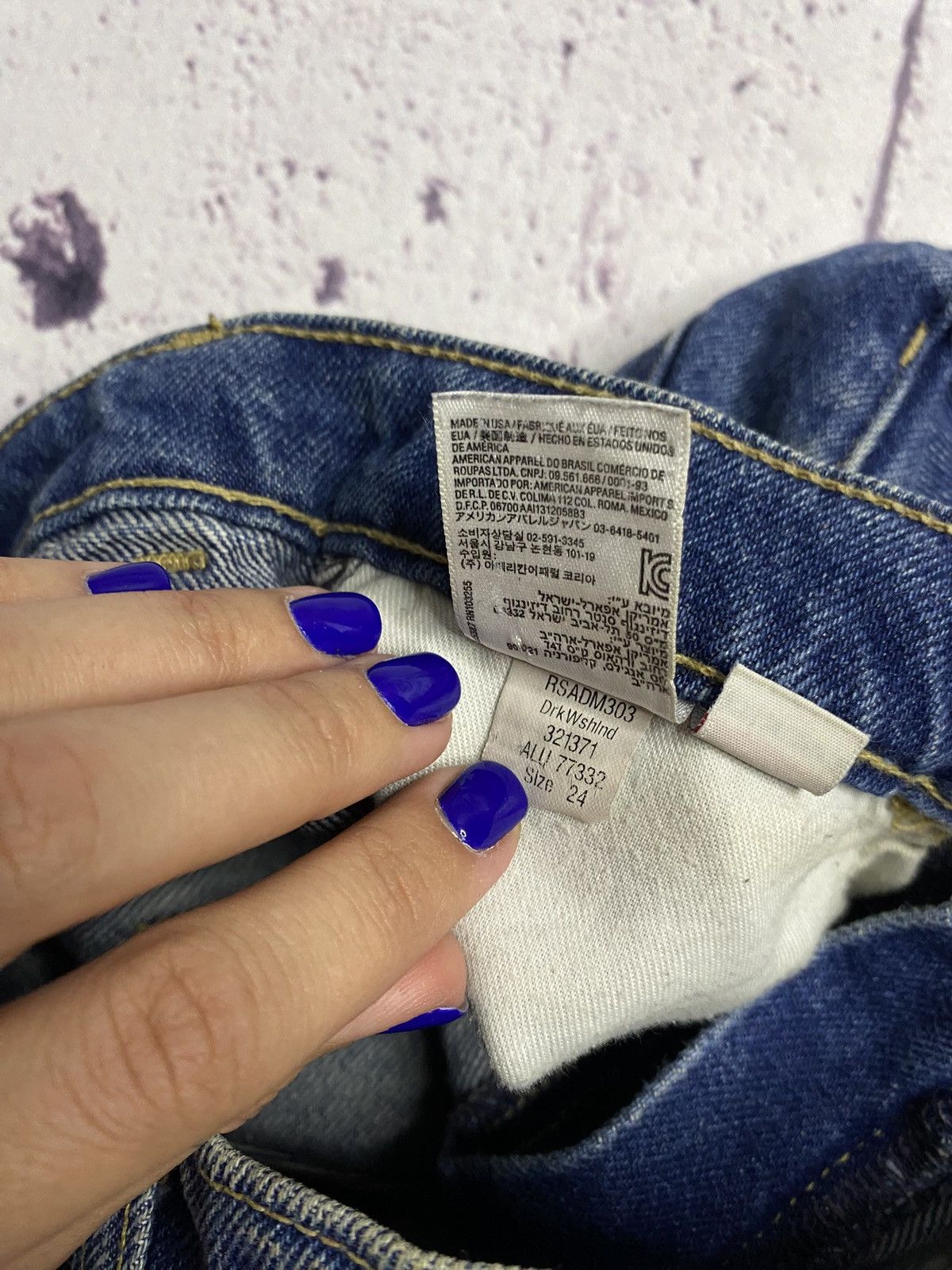 American Apparel Womens Shorts American Apparel japanase brand y2k blue Size 24" / US 00 / IT 34 - 11 Thumbnail