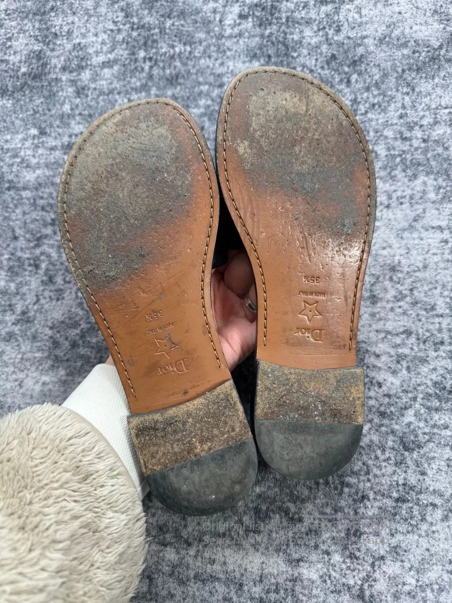 Dior Dior Large Logo Slippers. Size US 4.5 / IT 34.5 - 4 Thumbnail