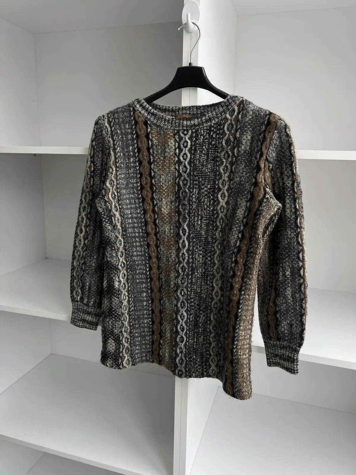 Missoni × Vintage Vintage Missoni wool Embroidered sweater Size US M / EU 48-50 / 2 - 4 Thumbnail