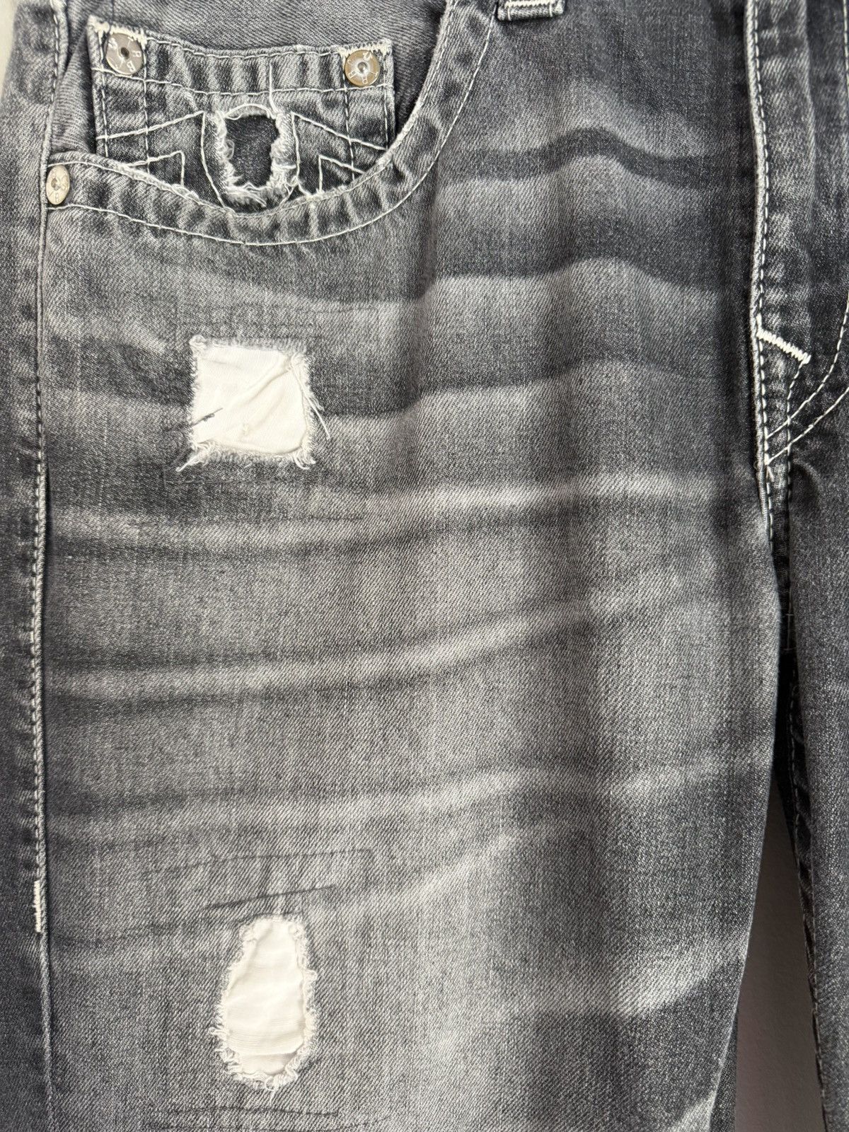 True Religion Vintage Distressed True Religion Jeans Size US 34 / EU 50 - 4 Thumbnail