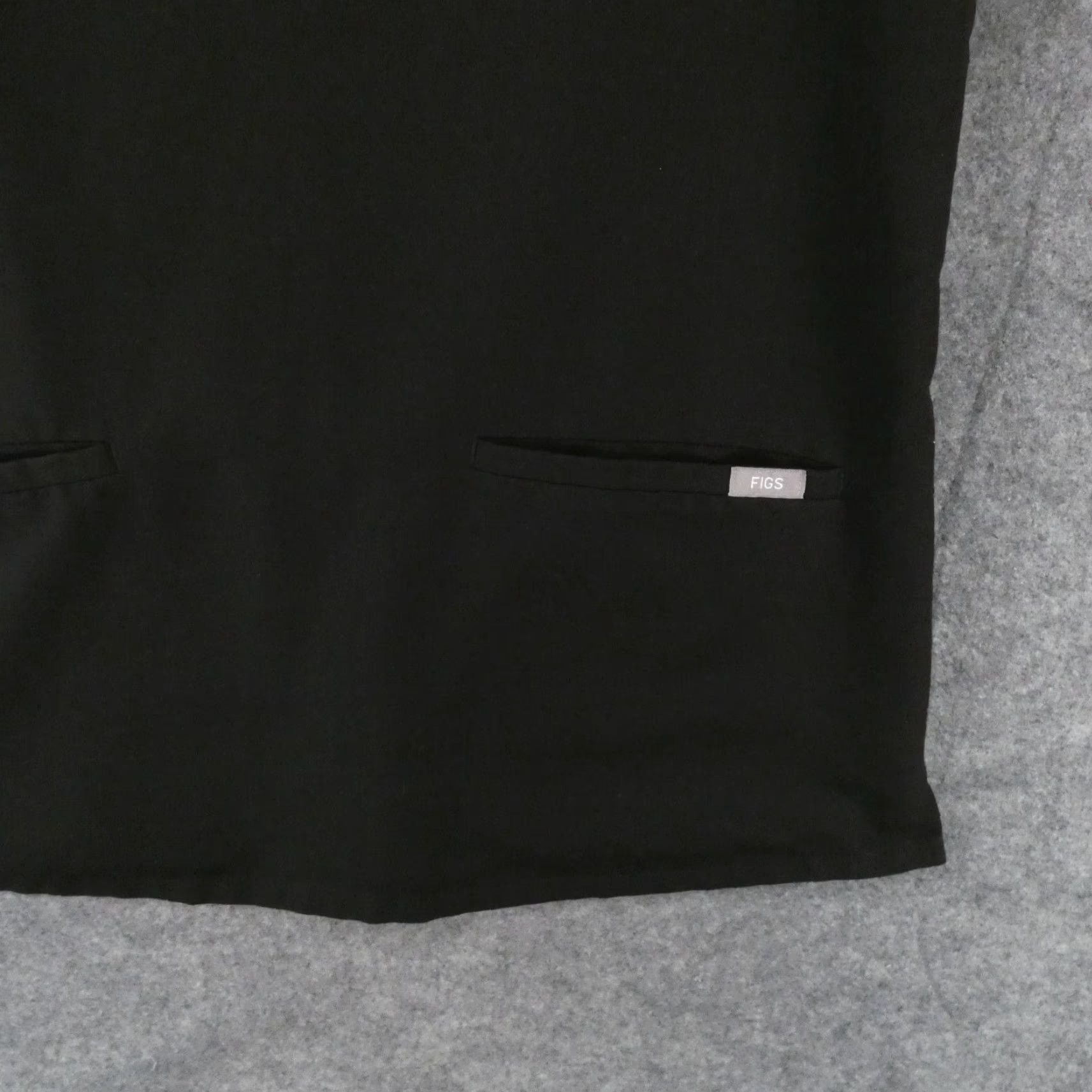 Vintage FIGS Scrub Top Womens Large Technical Collection Black w Pockets XS? Size L / US 10 / IT 46 - 5 Thumbnail