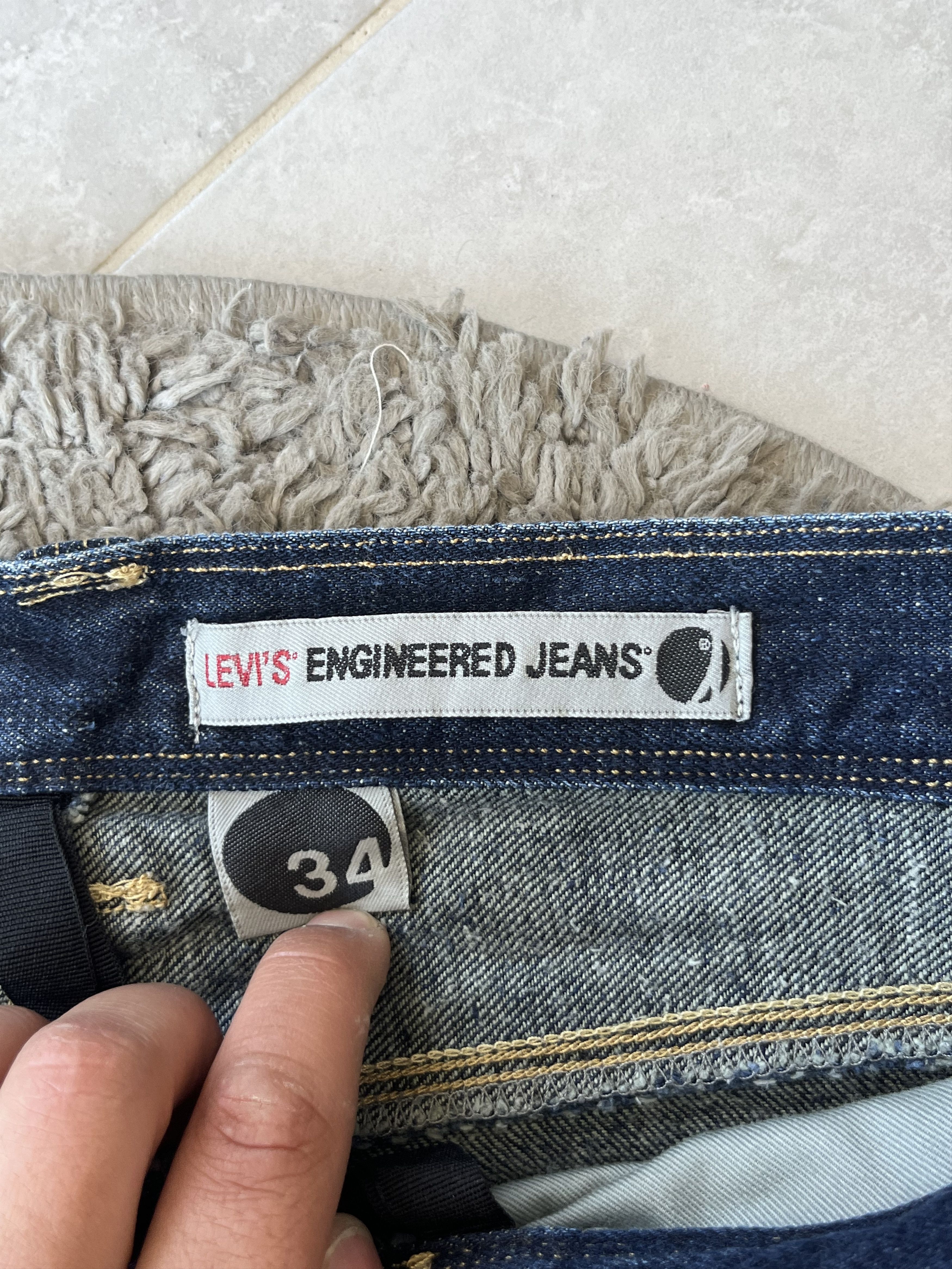 Levi's LEVI’S ENGINEERED JEANS Straight Fit Vintage Y2K Style Size US 34 / EU 50 - 15 Thumbnail