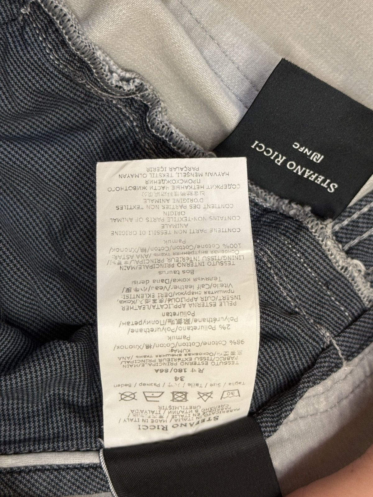 Stefano Ricci Stefano Ricci gray denim jeans Size US 34 / EU 50 - 8 Thumbnail