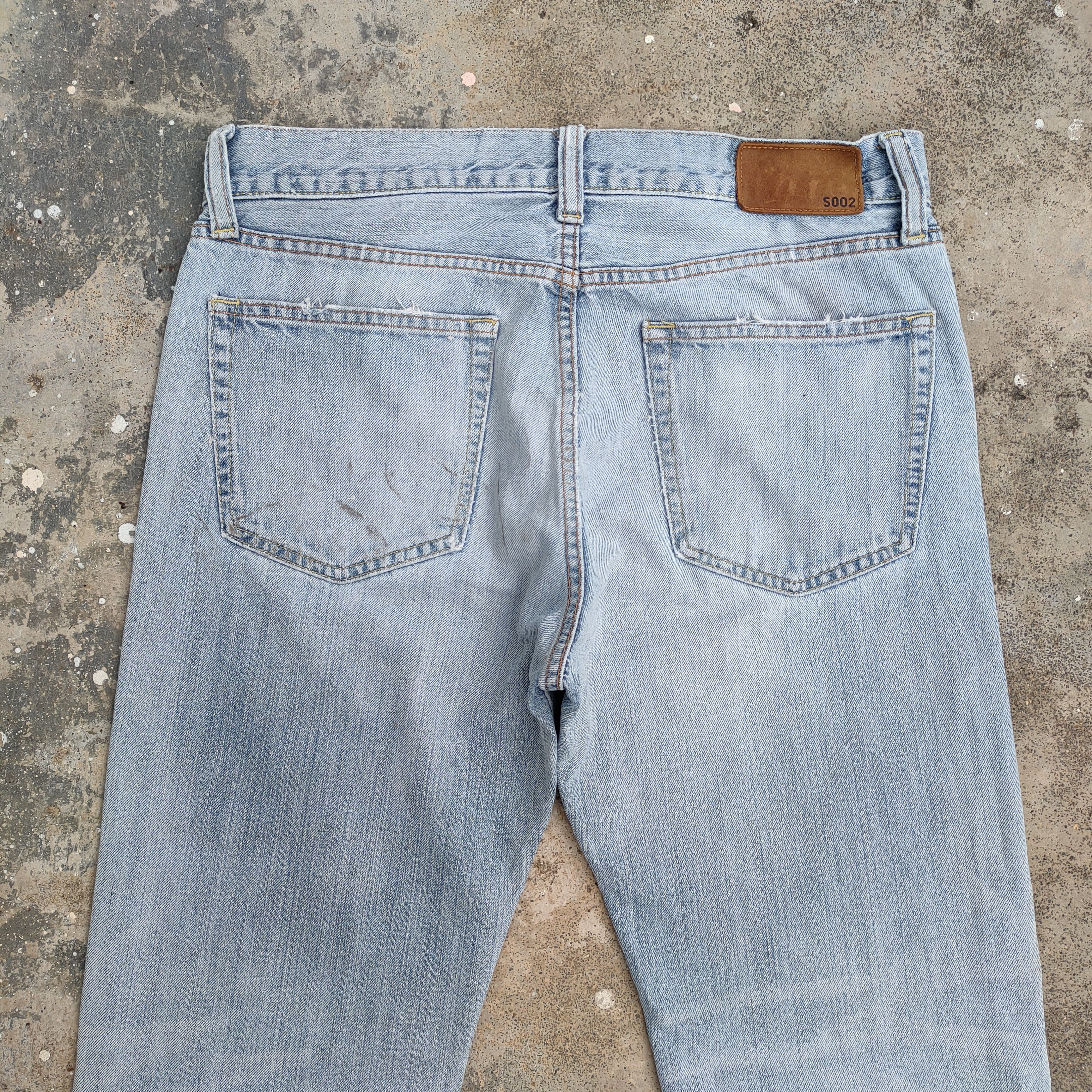 Japanese Brand VINTAGE JAPANESE FADED BLUE JEANS DENIM PANTS Size US 33 - 7 Thumbnail