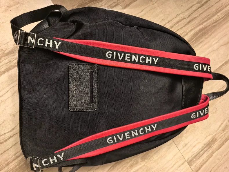 Givenchy Givenchy Cow leather nylon backpack, classic black with co Size ONE SIZE - 2 Thumbnail
